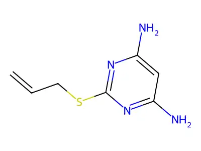 2-(Allylthio)pyrimidine-4,6-diamine structure
