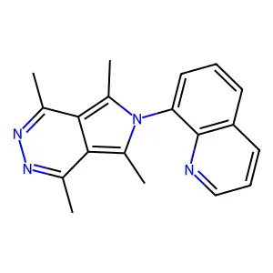 8-(1,4,5,7-tetramethyl-6H-pyrrolo[3,4-d]pyridazin-6-yl)quinoline structure