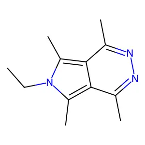 6-ethyl-1,4,5,7-tetramethyl-6H-pyrrolo[3,4-d]pyridazine structure