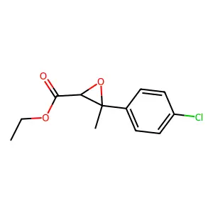 Ethyl 3-(4-chlorophenyl)-3-methyloxirane-2-carboxylate structure