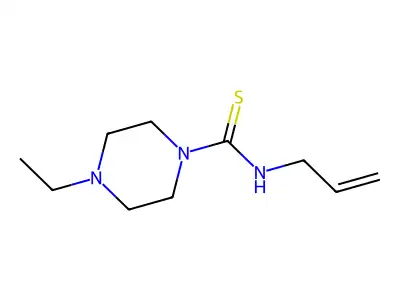 1-Piperazinecarbothioamide, 4-ethyl-N-2-propenyl- structure