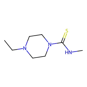 1-Piperazinecarbothioamide, 4-ethyl-N-methyl- structure