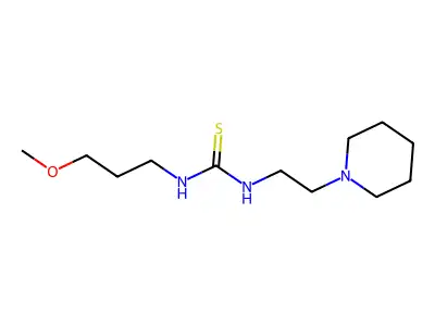 1-(3-Methoxypropyl)-3-(2-piperidin-1-ylethyl)thiourea structure