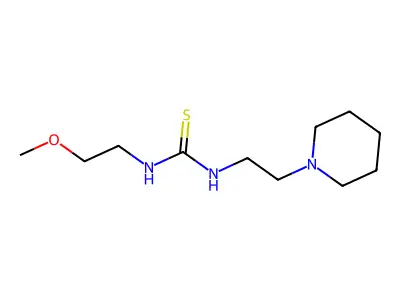 1-(2-Methoxyethyl)-3-(2-piperidin-1-ylethyl)thiourea structure