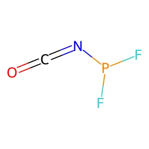 Phosphorisocyanatidous difluoride structure