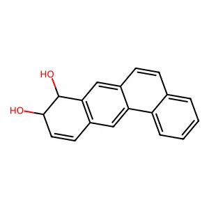 Benzanthracene-8,9-dihydrodiol structure