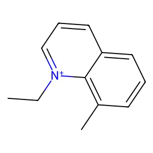 1-Ethyl-8-methylquinolinium structure