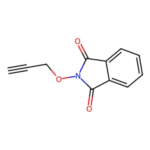 N-(prop-2-ynyloxy)phthalimide structure