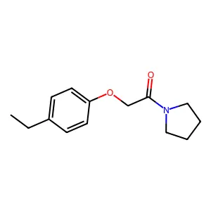 2-(4-Ethylphenoxy)-1-(pyrrolidin-1-yl)ethanone structure