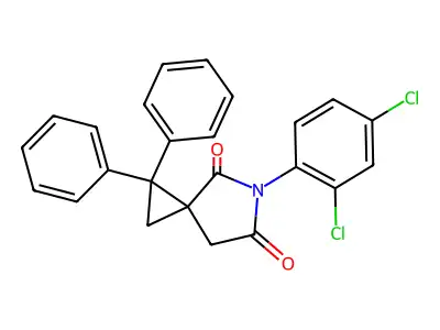 5-(2,4-Dichlorophenyl)-1,1-diphenyl-5-azaspiro[2.4]heptane-4,6-dione structure
