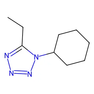 1H-Tetrazole, 1-cyclohexyl-5-ethyl- structure
