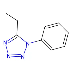 1H-Tetrazole, 5-ethyl-1-phenyl- structure