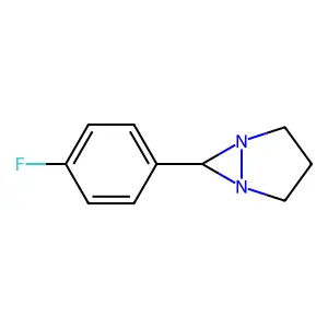 6-(4-Fluorophenyl)-1,5-diazabicyclo[3.1.0]hexane structure