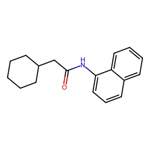 2-cyclohexyl-N-(naphthalen-1-yl)acetamide structure