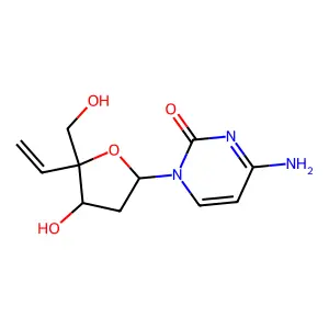 2'-deoxy-4'-ethenylcytidine structure