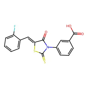 C17H10FNO3S2 structure