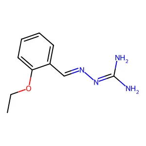 Hydrazinecarboximidamide, 2-[(2-ethoxyphenyl)methylene]- structure