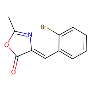 4-[(2-Bromophenyl)methylene]-2-methyl-5(4H)-oxazolone structure
