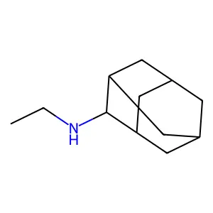 N-ethyladamantan-2-amine structure