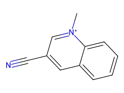 Quinolinium, 3-cyano-1-methyl- structure