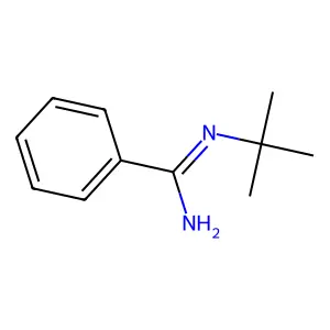 Benzenecarboximidamide, N-(1,1-dimethylethyl)_ structure