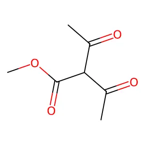 Methyl 2-acetylacetoacetate structure