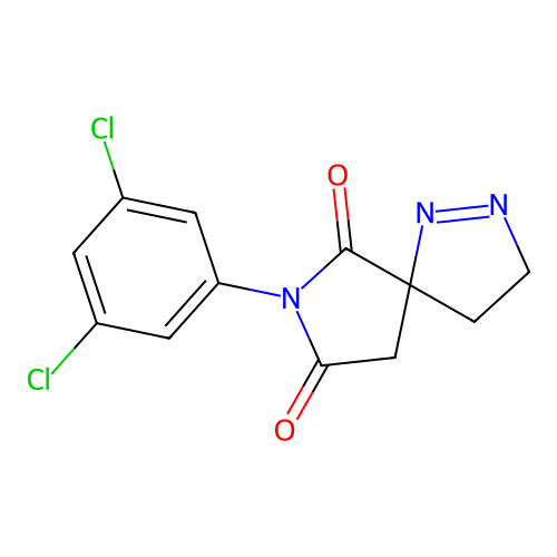 7-(3,5-Dichlorophenyl)-1,2,7-triazaspiro[4.4]non-1-ene-6,8-dione structure