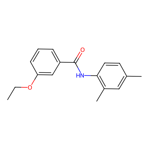 N-(2,4-dimethylphenyl)-3-ethoxybenzamide structure