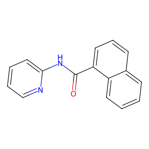 N-(2-Pyridinyl)-1-naphthamide structure