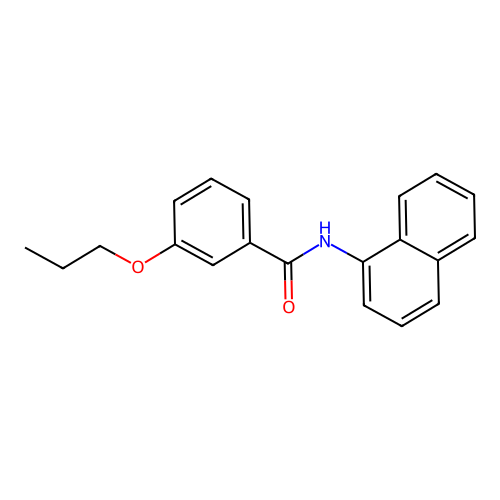N-(1-萘基)-3-苯甲酰胺 structure