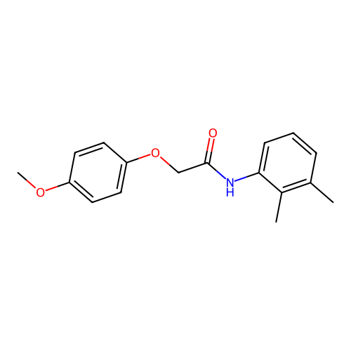 N-(2,3-dimethylphenyl)-2-(4-methoxyphenoxy)acetamide structure