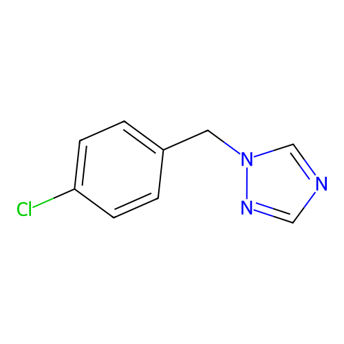 1-(4-chlorobenzyl)-1H-1,2,4-triazole structure