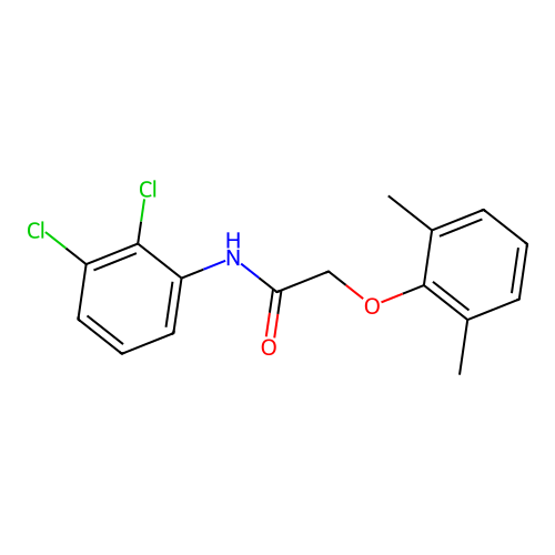 N-(2,3-dichlorophenyl)-2-(2,6-dimethylphenoxy)acetamide structure