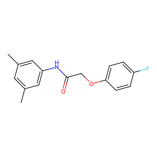 N-(3,5-dimethylphenyl)-2-(4-fluorophenoxy)acetamide structure