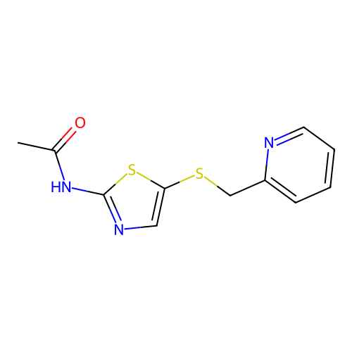 2-Amino-5-thio-substituted thiazole 61 structure