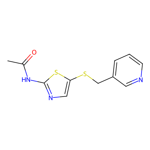 2-Amino-5-thio-substituted thiazole 62 structure