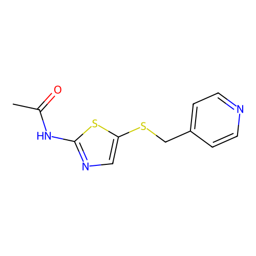 2-Amino-5-thio-substituted thiazole 63 structure