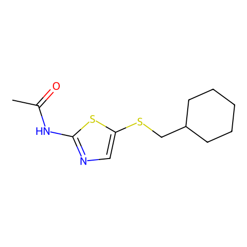2-Amino-5-thio-substituted thiazole 72 structure