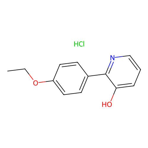 2-(4-ethoxyphenyl)pyridin-3-ol Hydrochloride structure