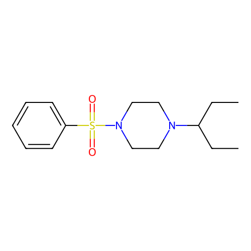 1-(Pentan-3-yl)-4-(phenylsulfonyl)piperazine structure