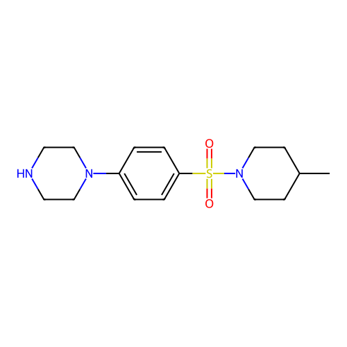 1-[4-(4-Methyl-piperidine-1-sulfonyl)-phenyl]-piperazine structure