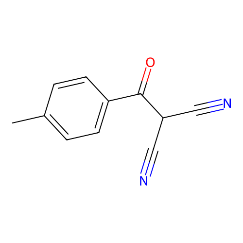 4-Methylbenzoylmalononitrile structure