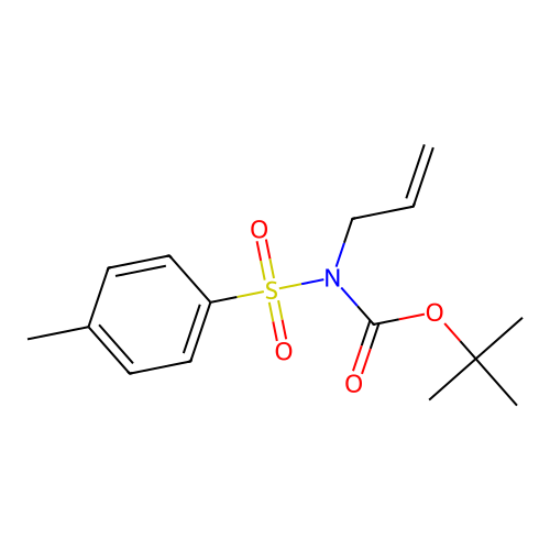 Tert-butyl allyl[(4-methylphenyl)sulfonyl]carbamate structure