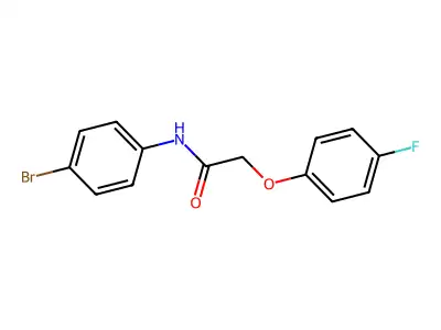 N-(4-bromophenyl)-2-(4-fluorophenoxy)acetamide structure
