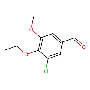 3-氯-4-乙氧基-5-甲氧基苯甲醛 structure