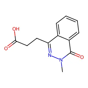 3-(3-Methyl-4-oxo-3,4-dihydro-phthalazin-1-yl)-propionic acid structure