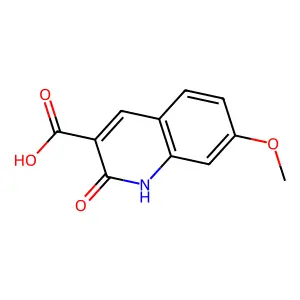7-Methoxy-2-oxo-1,2-dihydroquinoline-3-carboxylic acid structure