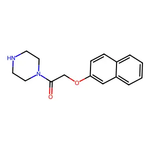2-(Naphthalen-2-yloxy)-1-piperazin-1-yl-ethanone structure