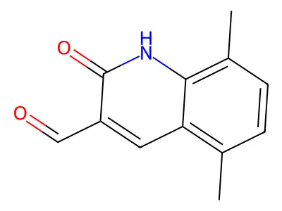 2-Hydroxy-5,8-dimethylquinoline-3-carbaldehyde structure
