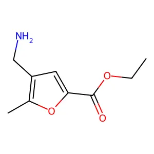 Ethyl 4-(aminomethyl)-5-methylfuran-2-carboxylate structure